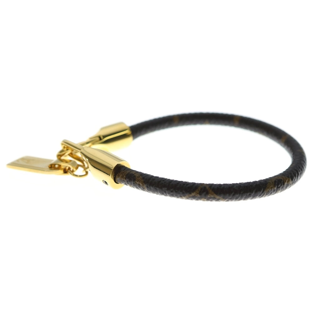 LOUIS VUITTON(ルイヴィトン) モノグラム レ ラックイット レザー ブレスレット ブラウン/ゴールド M6605E