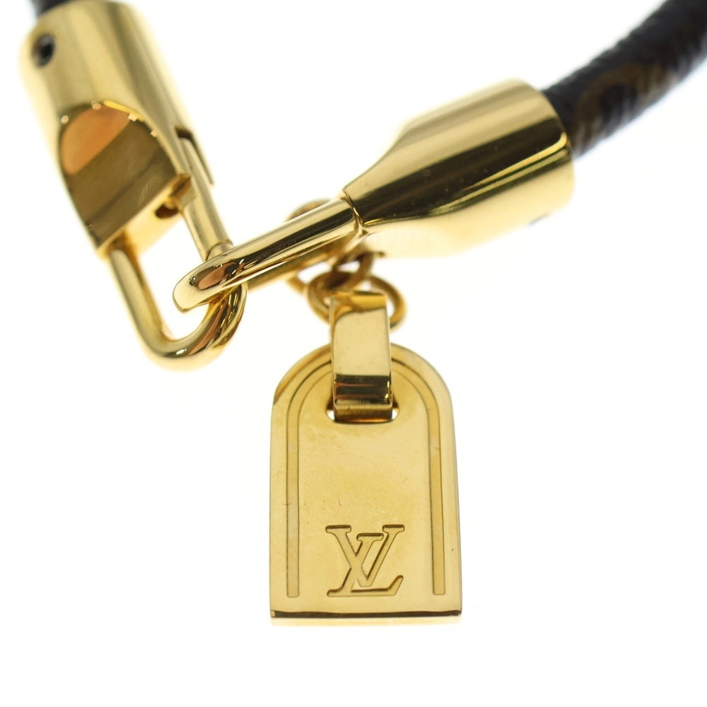 LOUIS VUITTON(ルイヴィトン) モノグラム レ ラックイット レザー ブレスレット ブラウン/ゴールド M6605E