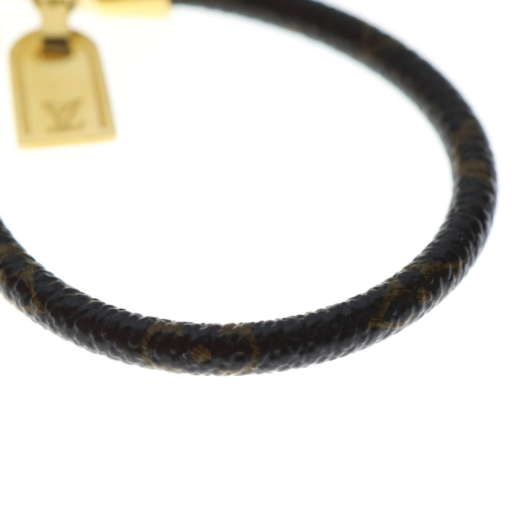 LOUIS VUITTON(ルイヴィトン) モノグラム レ ラックイット レザー ブレスレット ブラウン/ゴールド M6605E