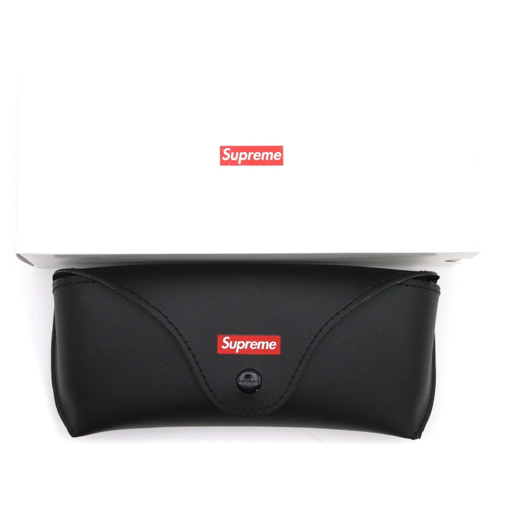 SUPREME(シュプリーム) 23SS Corso Sumglasses コルソ ロゴプレート ブラックフレーム サングラス 眼鏡 アイウェア ブラック