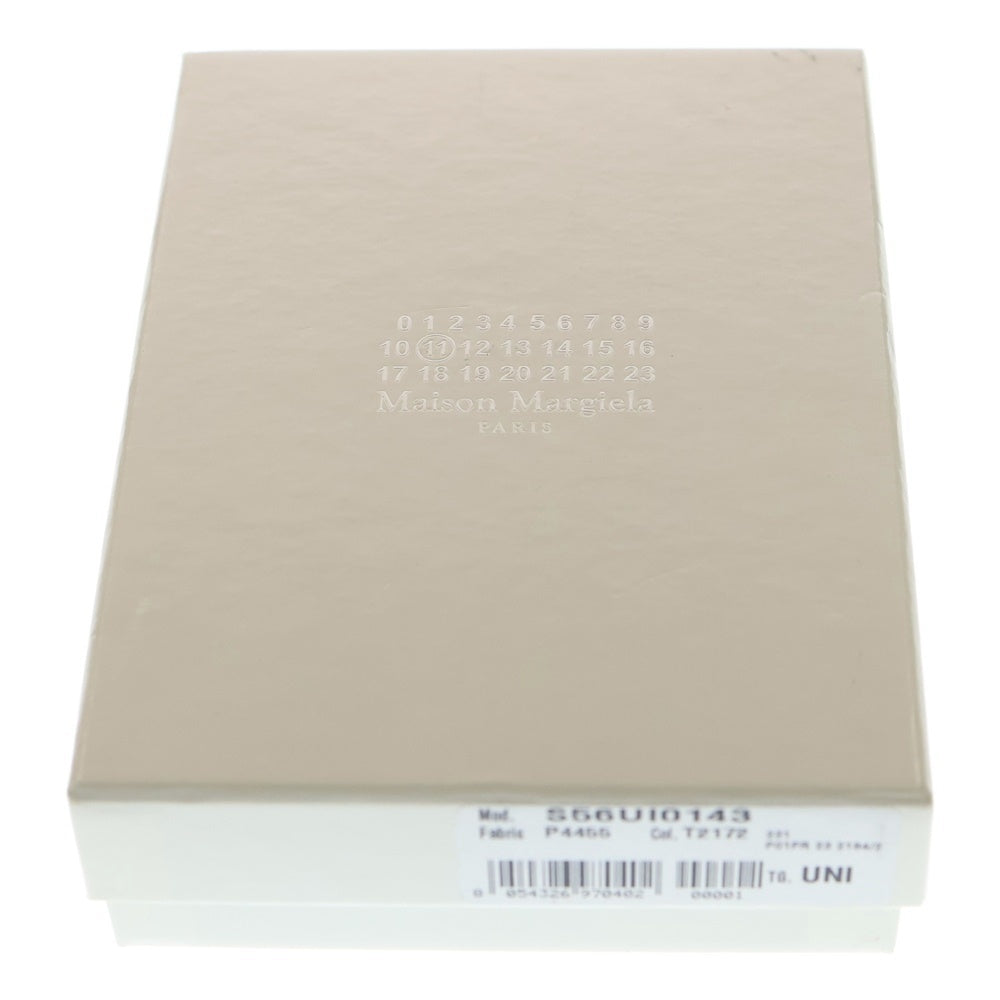 Maison Margiela 11(メゾンマルジェラ11) 4STITCH COIN CASE 4ステッチ レザー フラグメントケース コインケース カードケース ウォレット 財布 ベージュ S56UI014