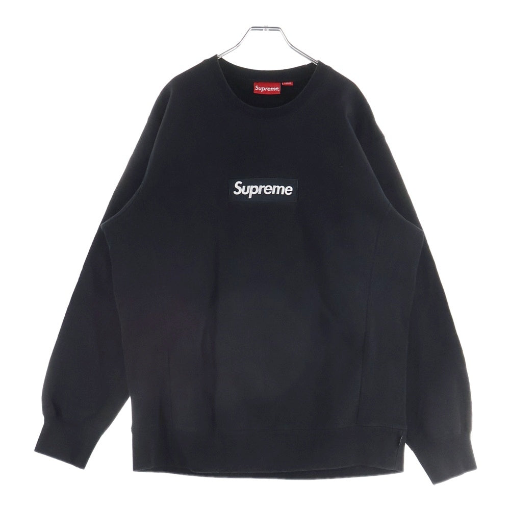 SUPREME(シュプリーム) 18AW Box Logo Crewneck Sweatshirt ボックスロゴクルーネック長袖スウェットトレーナー ブラック