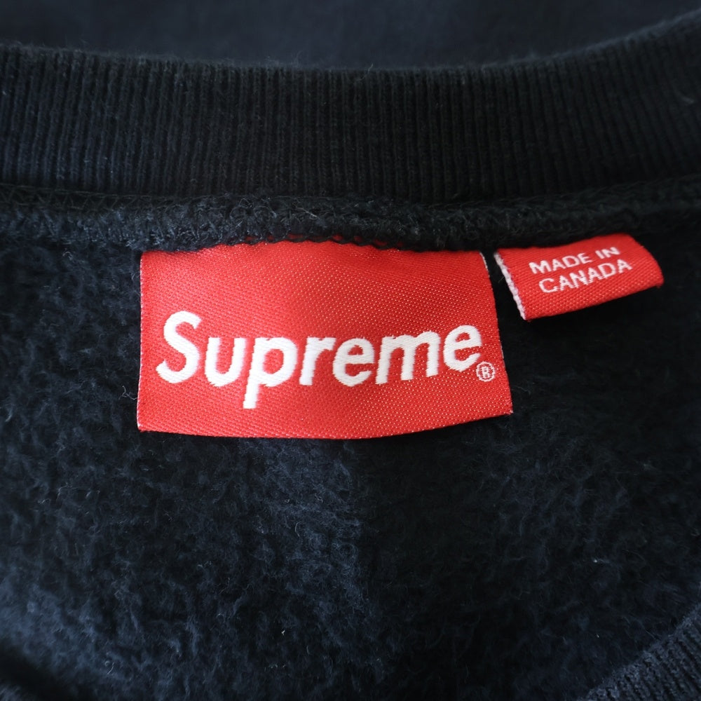 SUPREME(シュプリーム) 18AW Box Logo Crewneck Sweatshirt ボックスロゴクルーネック長袖スウェットトレーナー ブラック