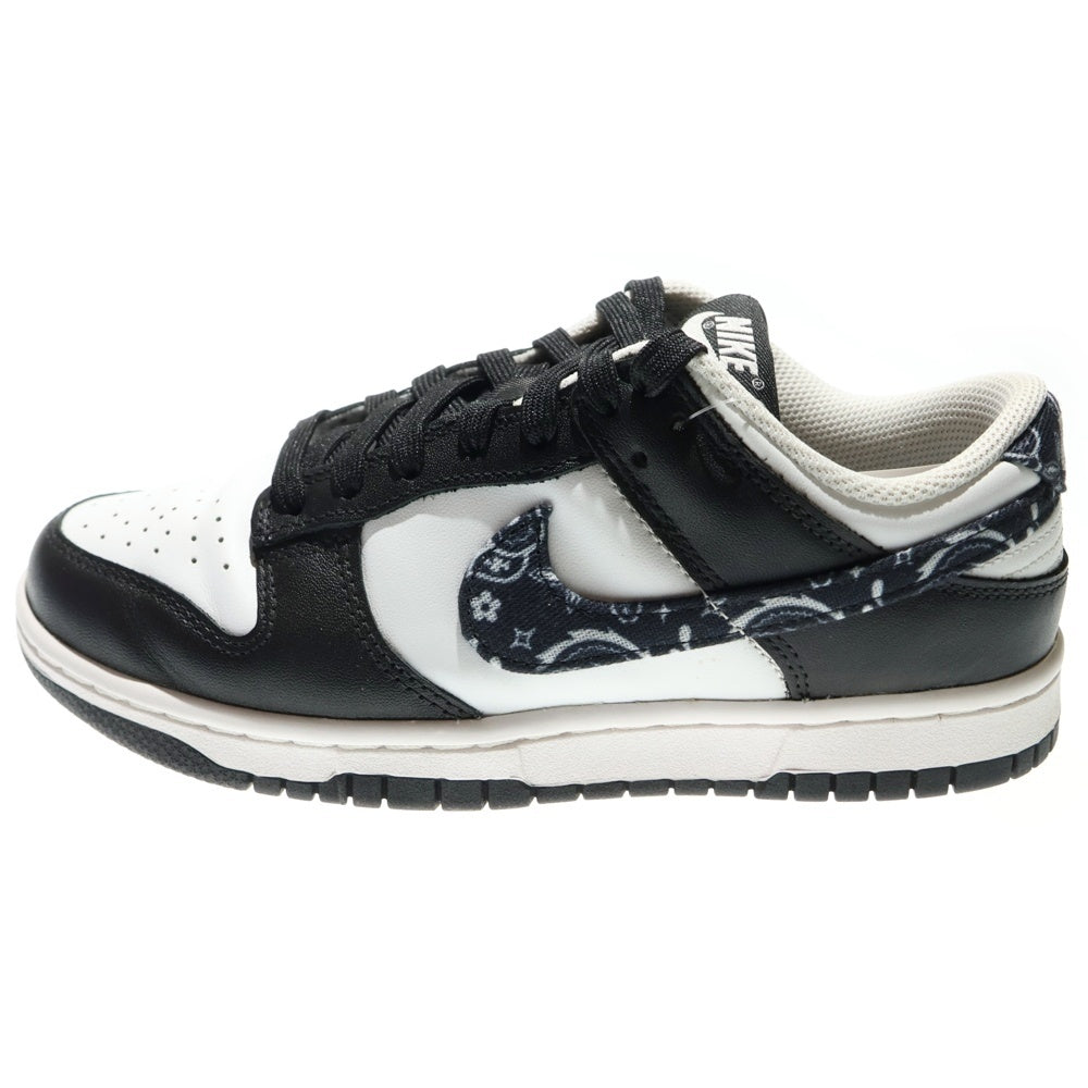 NIKE(ナイキ) WMNS DUNK LOW BLACK PAISLEY DH4401-100 ウィメンズ ダンク ロー ブラックペイズリー ローカットスニーカー ブラック/ホワイト US7/24.0cm