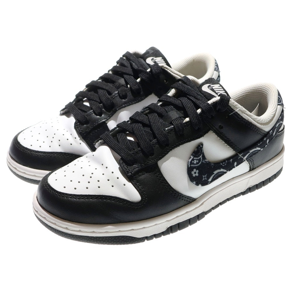 NIKE(ナイキ) WMNS DUNK LOW BLACK PAISLEY DH4401-100 ウィメンズ ダンク ロー ブラックペイズリー ローカットスニーカー ブラック/ホワイト US7/24.0cm