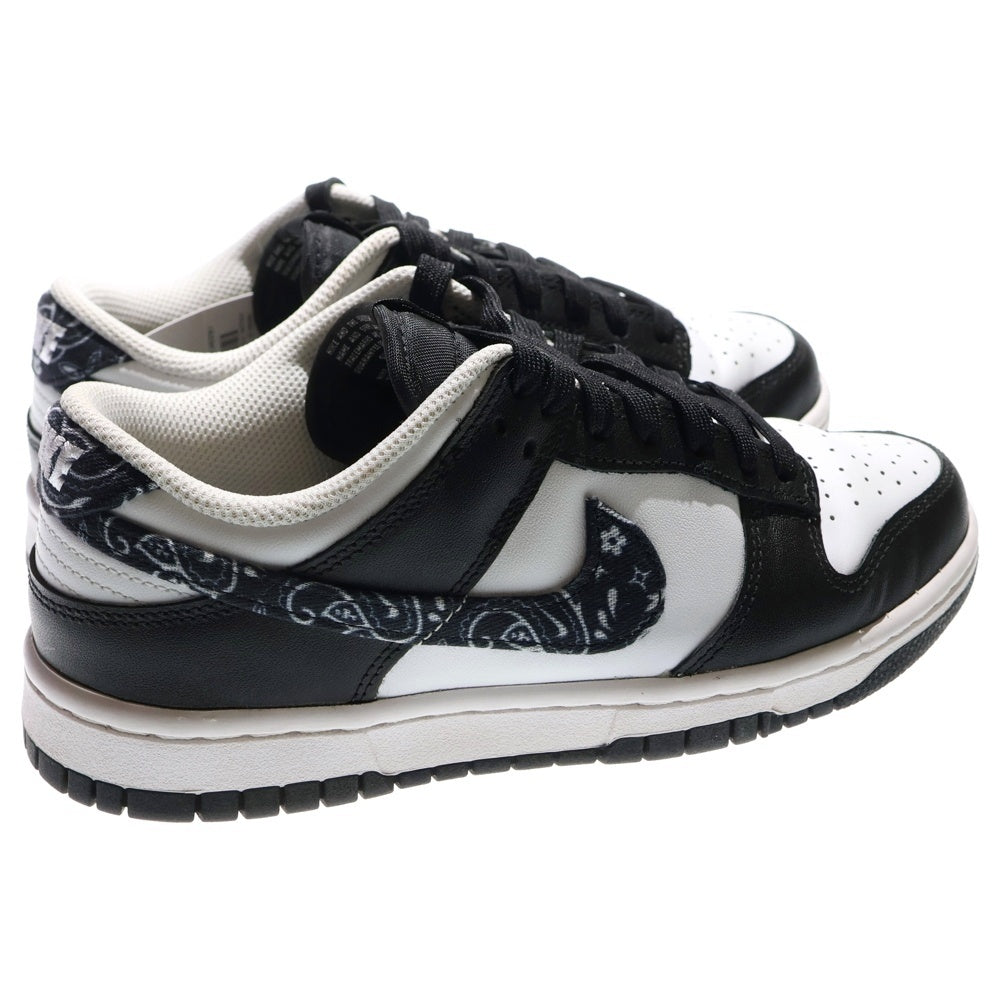 NIKE(ナイキ) WMNS DUNK LOW BLACK PAISLEY DH4401-100 ウィメンズ ダンク ロー ブラックペイズリー ローカットスニーカー ブラック/ホワイト US7/24.0cm