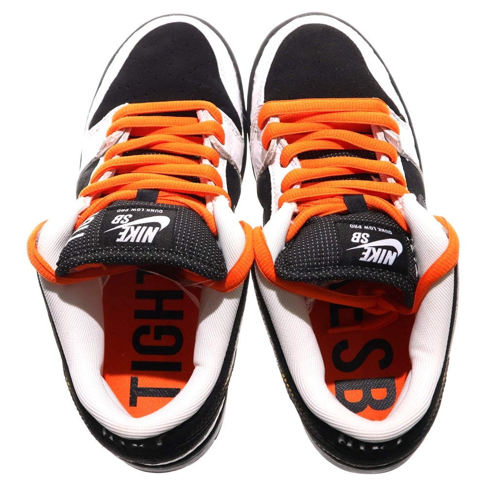 NIKE(ナイキ) ×TIGHTBOOTH DUNK LOW PRO QS FD2629-100 ×タイトブース エスビーダンク ロー ローカットスニーカー ブラック/ホワイト US6/24.0cm
