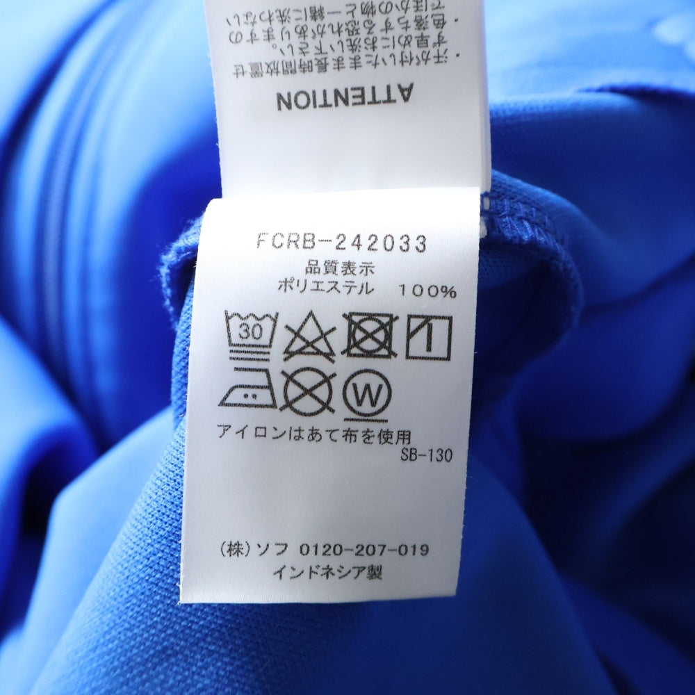 F.C.R.B./F.C.Real Bristol/FCRB(エフシーアールビー/エフシーレアルブリストル) 24AW TRAINING TRACK JACKET FCRB-242033 トレーニング トラックジャケット ジャージ ブルー