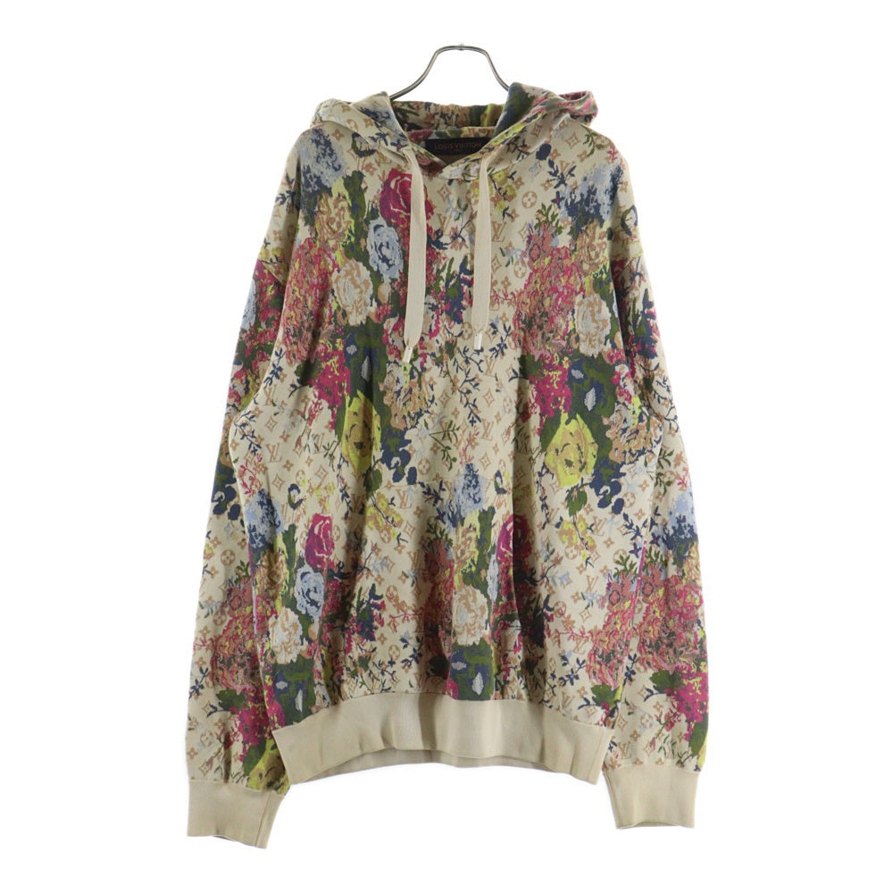 LOUIS VUITTON(ルイヴィトン) 22AW モノグラム ジャガード フラワー スウェット プルオーバーパーカー フーディー マルチカラー RM222 ZLW HNN73W
