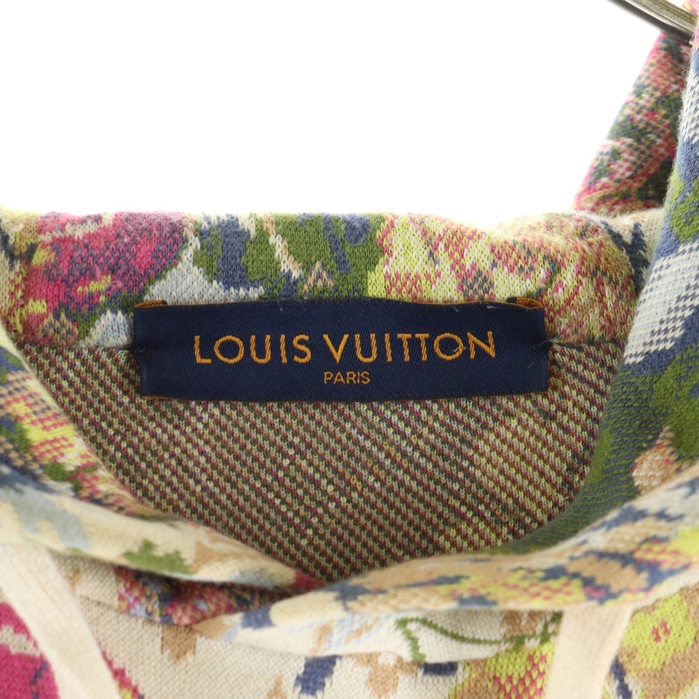LOUIS VUITTON(ルイヴィトン) 22AW モノグラム ジャガード フラワー スウェット プルオーバーパーカー フーディー マルチカラー RM222 ZLW HNN73W