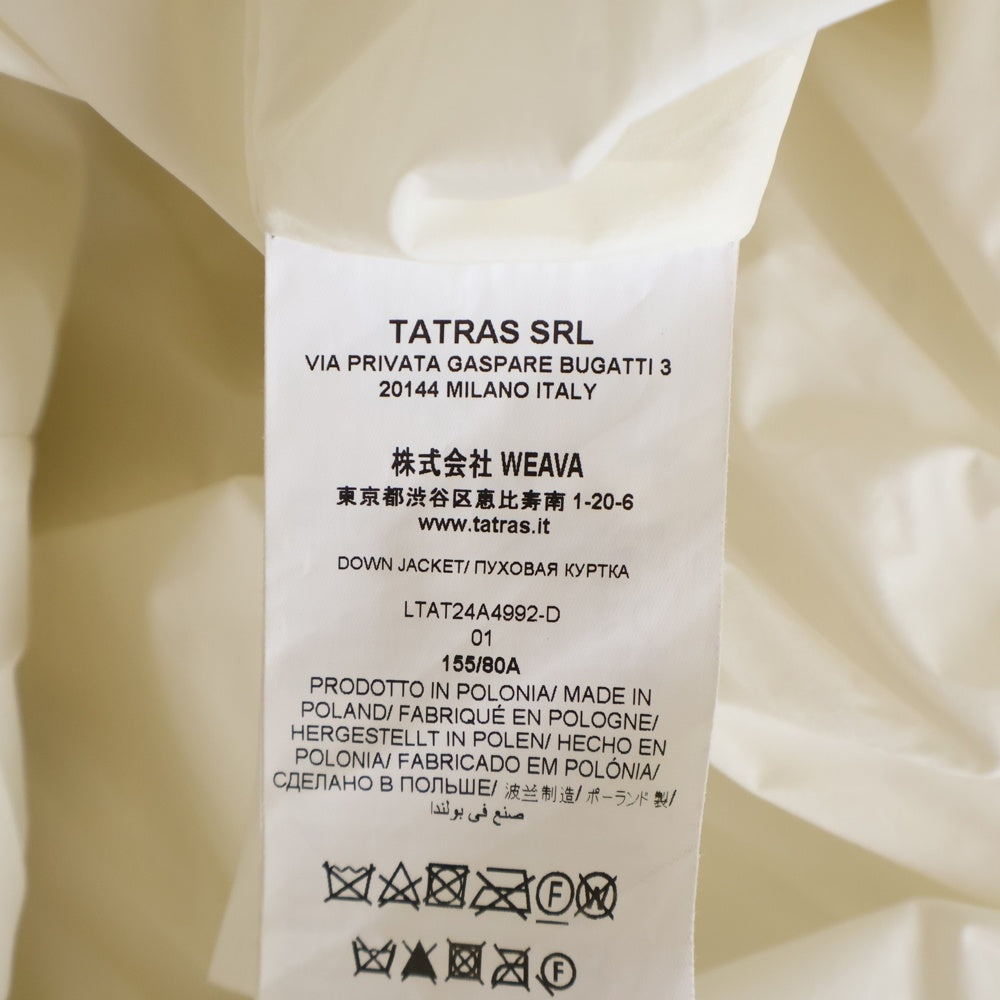 TATRAS(タトラス) 24AW KERK LTAT24A4992-D カーク ファー付き フーデッドダウンコート ダウンジャケット レディース ホワイト