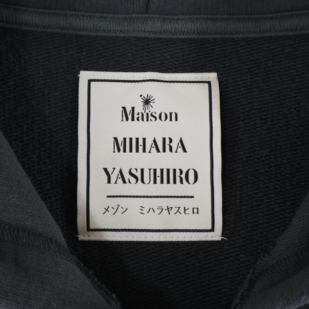 MAISON MIHARAYASUHIRO(メゾンミハラヤスヒロ) Animal Printed Embellished Distressed Hoodie J15PK721 アニマル プリンテッド エンベリッシュド ディストレスド フーディー パーカー