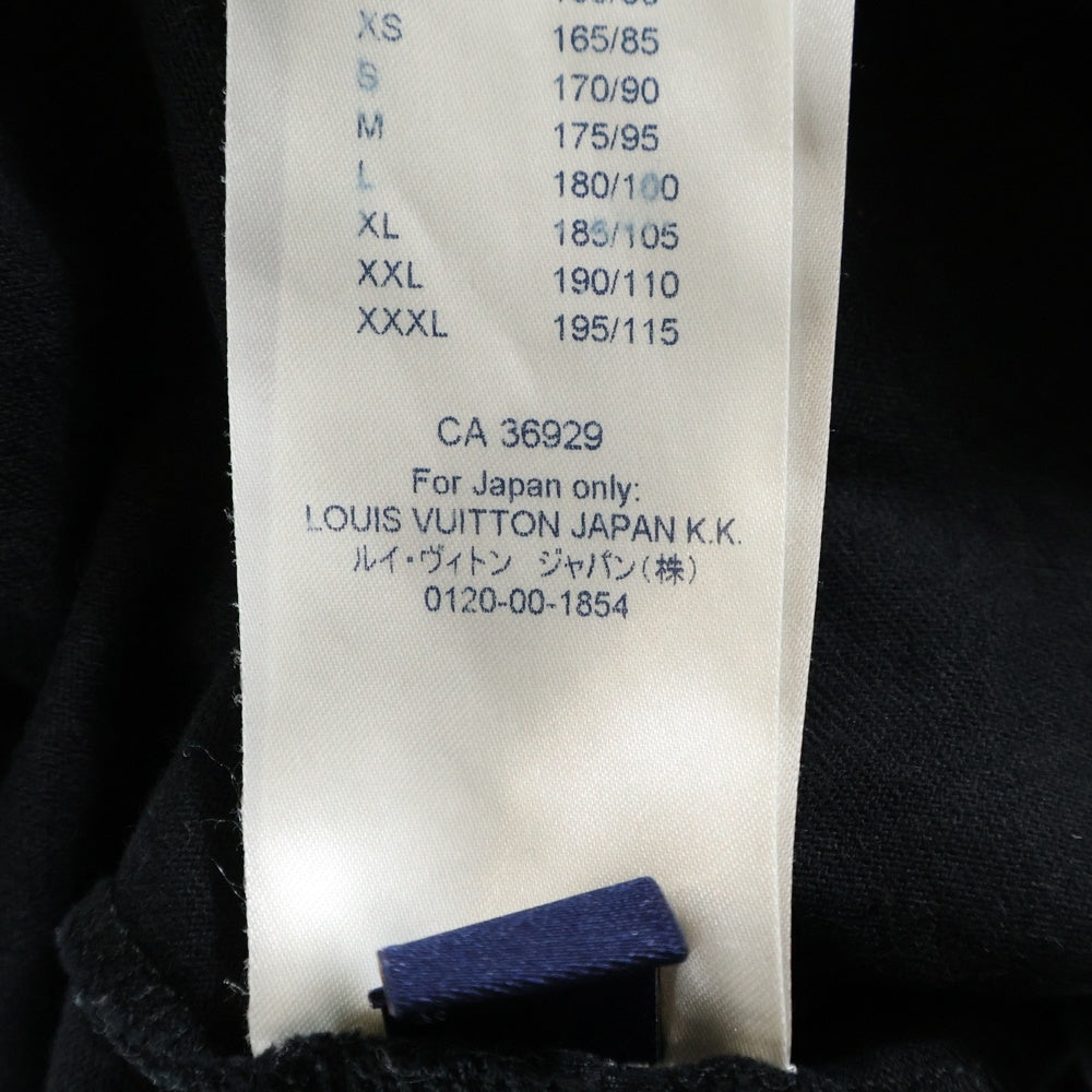 LOUIS VUITTON(ルイヴィトン) 20AW モノグラムグラディエント クルーネック半袖Tシャツカットソー ブラック/ホワイト RM202 NPG HJY77W