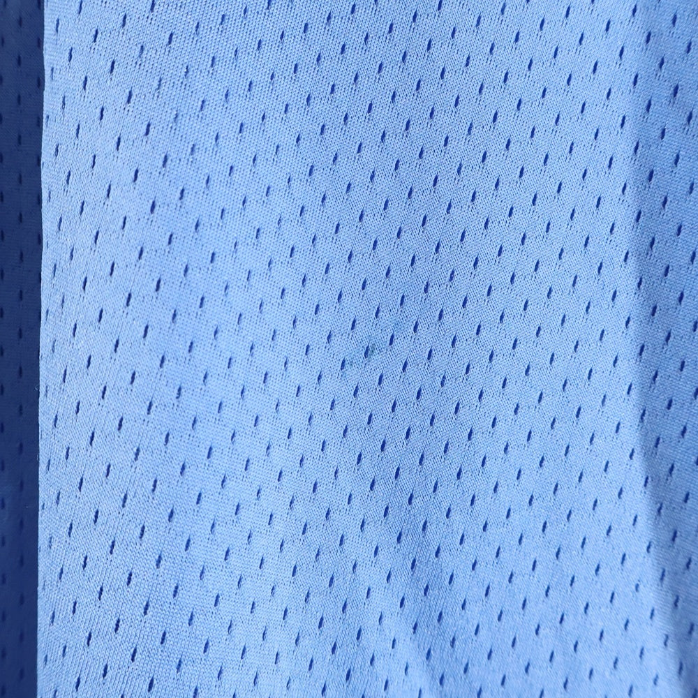 CHROME HEARTS(クロムハーツ) MESH WARM UP JERSEY メッシュ バーシティー ジャージー CHプリントメッシュ 長袖Tシャツカットソー ブルー