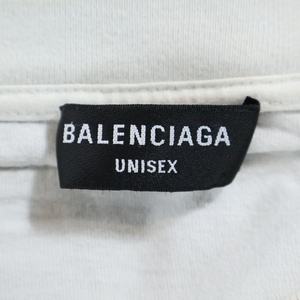 BALENCIAGA(バレンシアガ) 21AW Layered Sweater 678555 T3218 Tシャツレイヤード クルーネックニットセーター ブラック