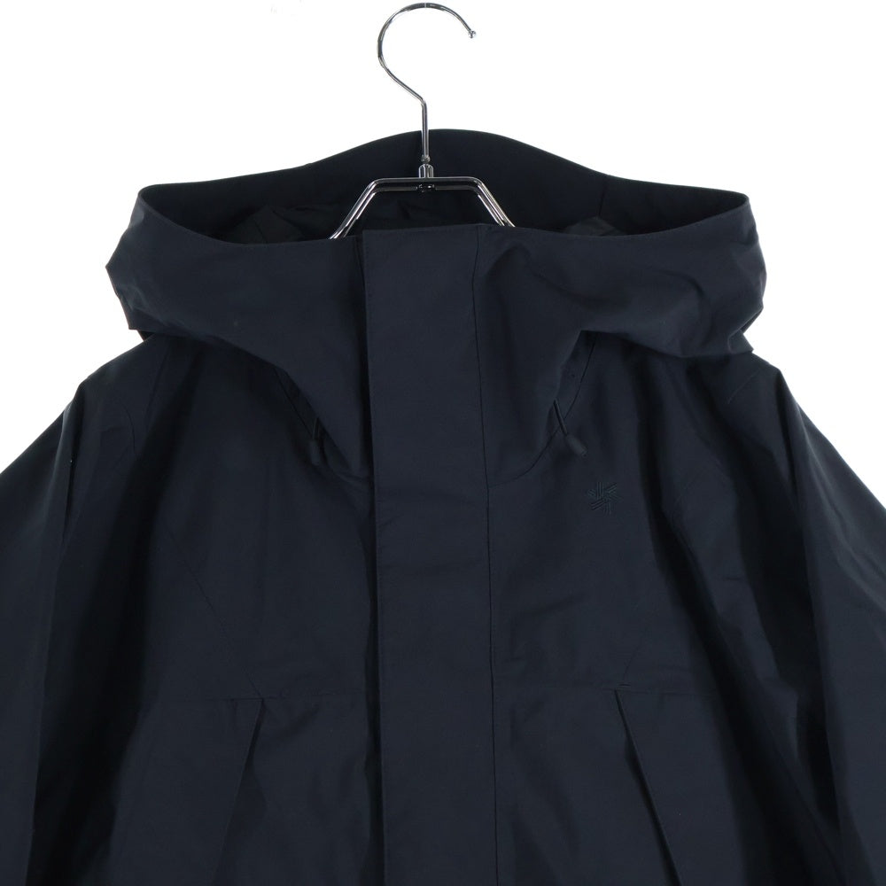 GOLDWIN(ゴールドウィン) LOGO NYLON JACKET ロゴ刺繍ナイロンジップジャケット マウンテンパーカー ブラック GL25142