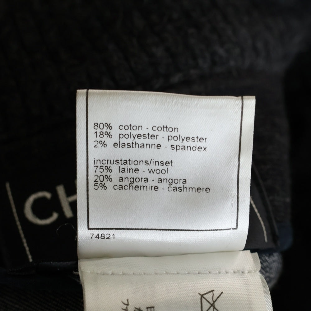 CHANEL(シャネル) ココマークボタンデニムジャケット ブラック P21732W03184 レディース