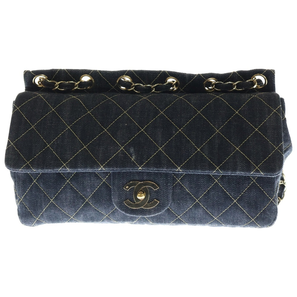 CHANEL(シャネル) デニムマトラッセチェーンショルダーバッグ インディゴ
