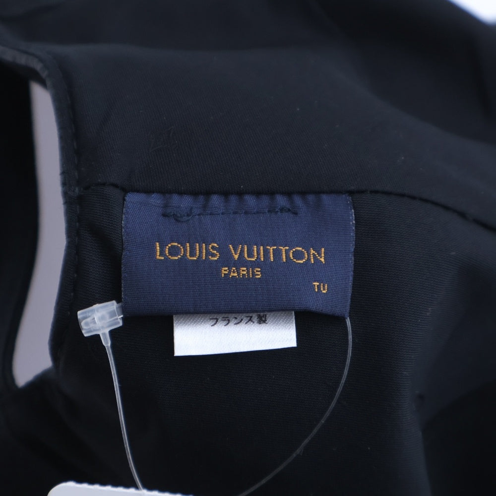 LOUIS VUITTON(ルイヴィトン) キャスケット・モノグラム クイル 1.0 キャップ ブラック トリヨンレザー ヴァージル・アブロー 帽子 MP2320