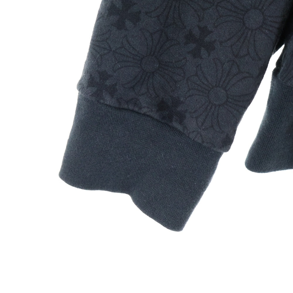CHROME HEARTS(クロムハーツ) SWTSHRT PLVR CHプラス総柄 スウェットプルオーバーパーカー フーディー ブラック