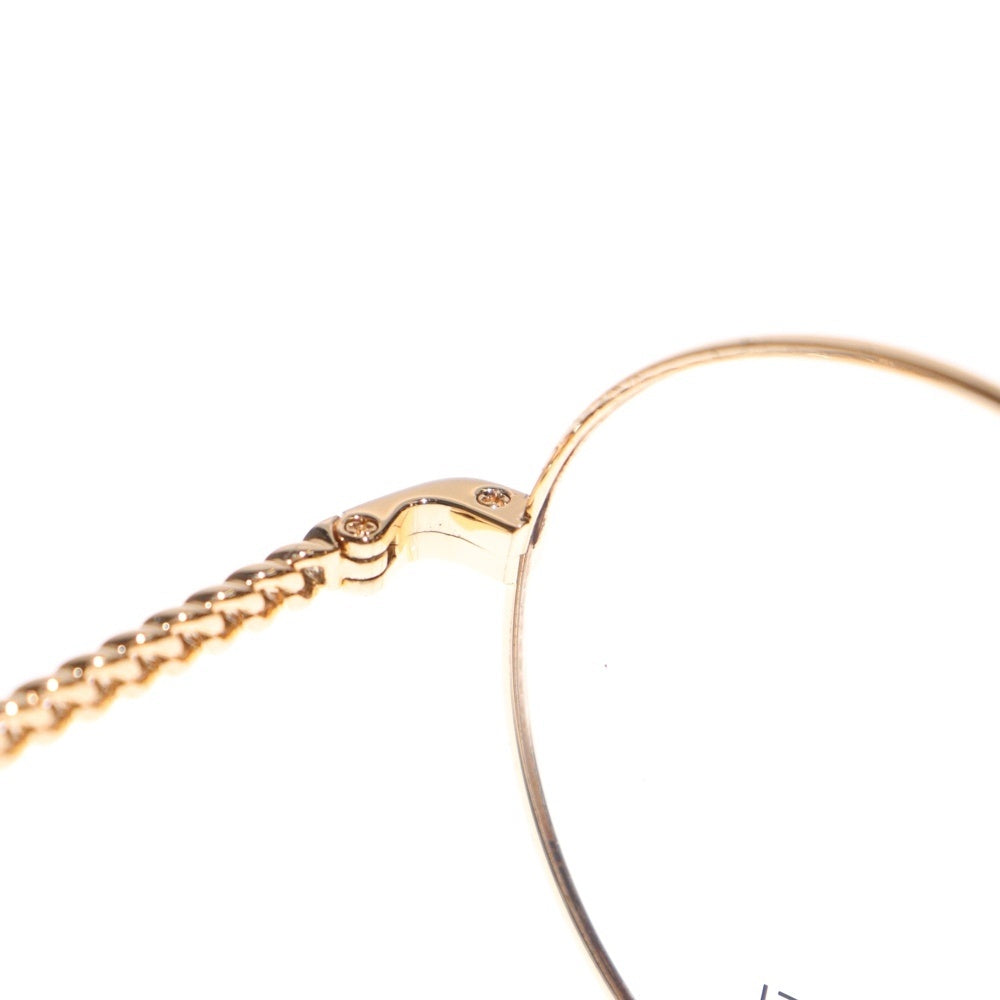 CHANEL(シャネル) 2186 ラウンドフレーム ゴールドテンプル サングラス メガネ 眼鏡 ゴールド/ブラック