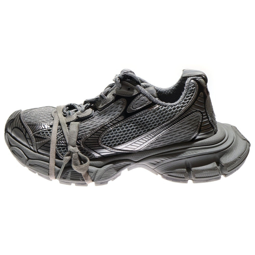 BALENCIAGA(バレンシアガ) 3XL Sneaker ユーズド加工 メッシュ レースアップ ローカットスニーカー 734734 グレー