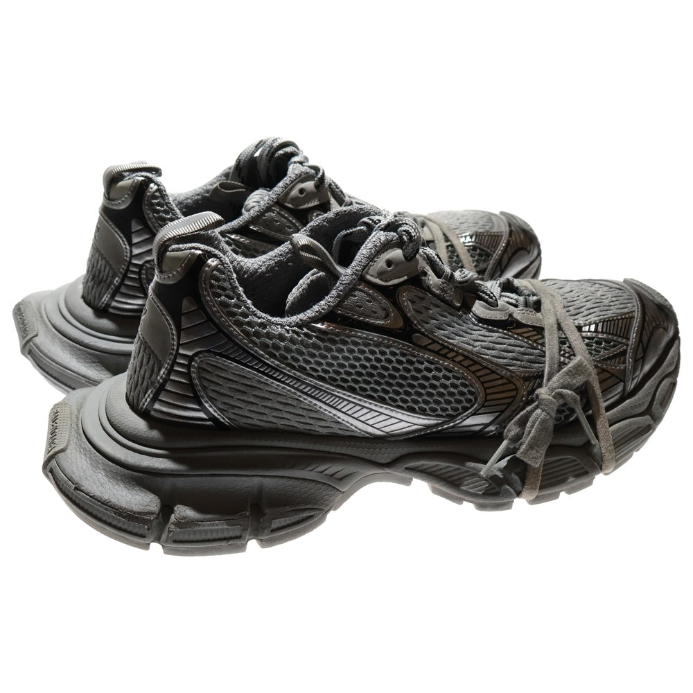 BALENCIAGA(バレンシアガ) 3XL Sneaker ユーズド加工 メッシュ レースアップ ローカットスニーカー 734734 グレー