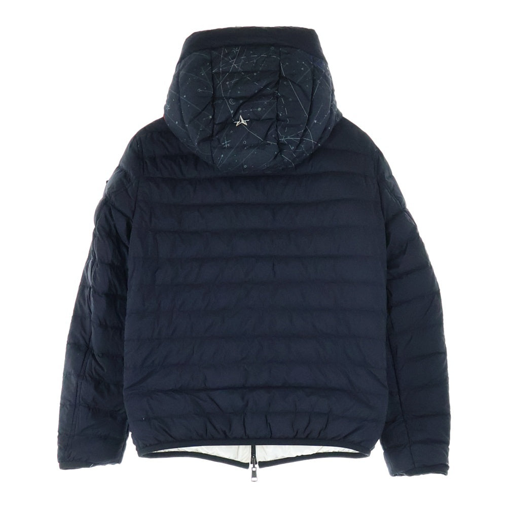 MONCLER(モンクレール) KRIM GIUBBOTTO フードロゴリバーシブルダウンジャケット ホワイト/ブラック G10911A52N70