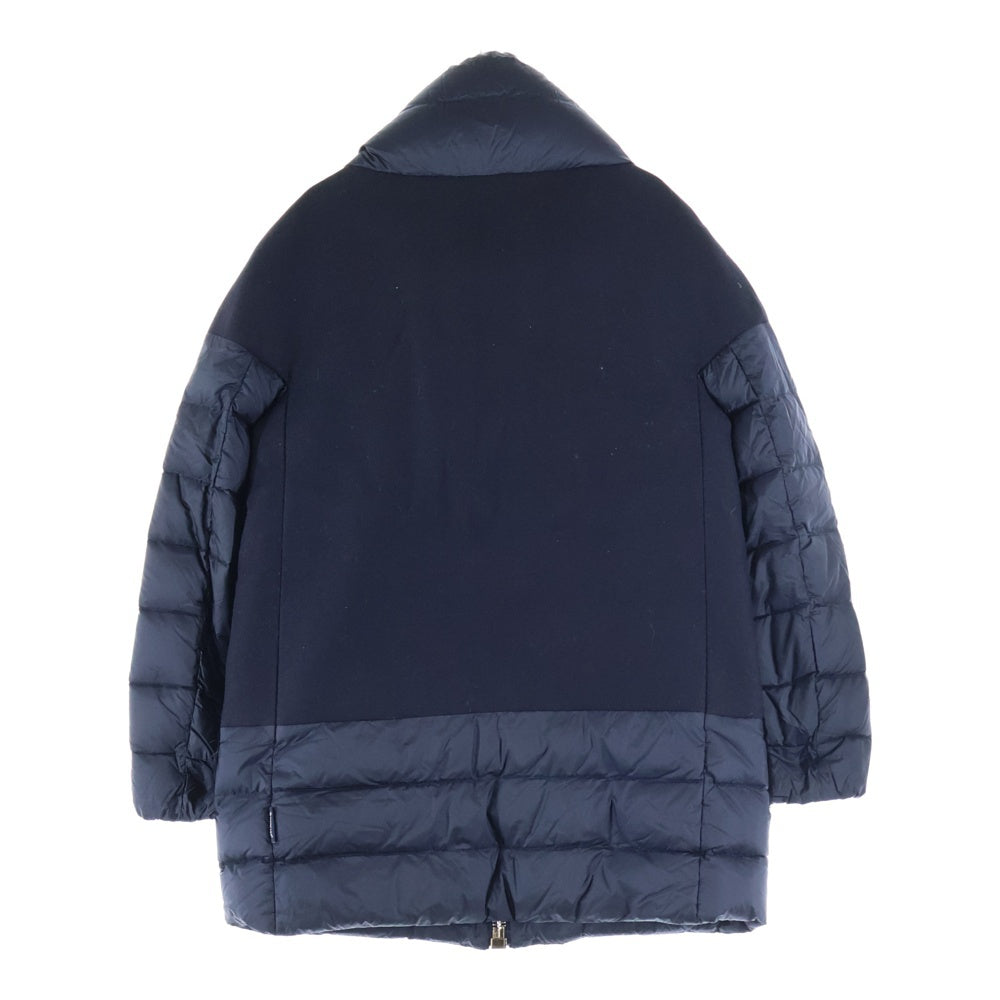 MONCLER(モンクレール) FAYRAC GIUBBOTTO ウール切替ダウンジャケット ネイビー A20934988210 レディース