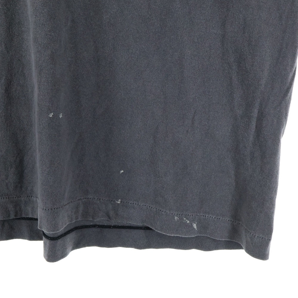 SAINT MICHAEL(セントマイケル) 25SS ×NEIGHBORHOOD STHD SS TEE HOOD SM-HR8-0000-C69 ×ネイバーフッド フロントプリント半袖Tシャツ 半袖カットソー グレー