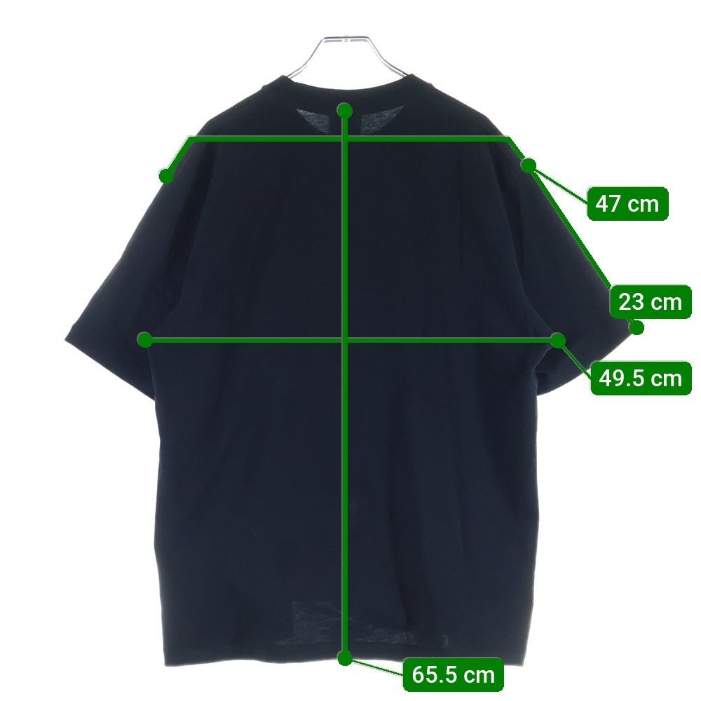 A BATHING APE(アベイシングエイプ) VACATION PATTERN T-SHIRTS バケーションパターン半袖Tシャツ 半袖カットソー ブラック