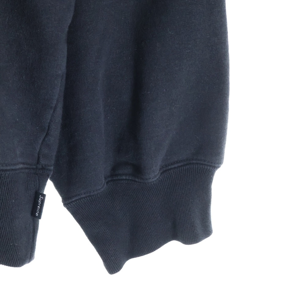 SUPREME(シュプリーム) 22SS Tonal Applique Crewneck トナール アップリケ クルーネックスウェットトレーナー ブラック