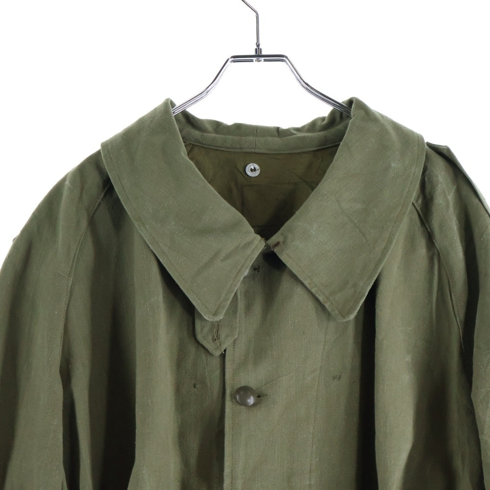 VINTAGE(ヴィンテージ) 50s M35 フランス軍 モーターサイクルコート ミリタリーコート カーキ