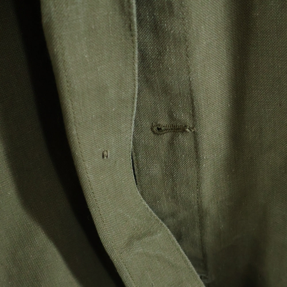 VINTAGE(ヴィンテージ) 50s M35 フランス軍 モーターサイクルコート ミリタリーコート カーキ