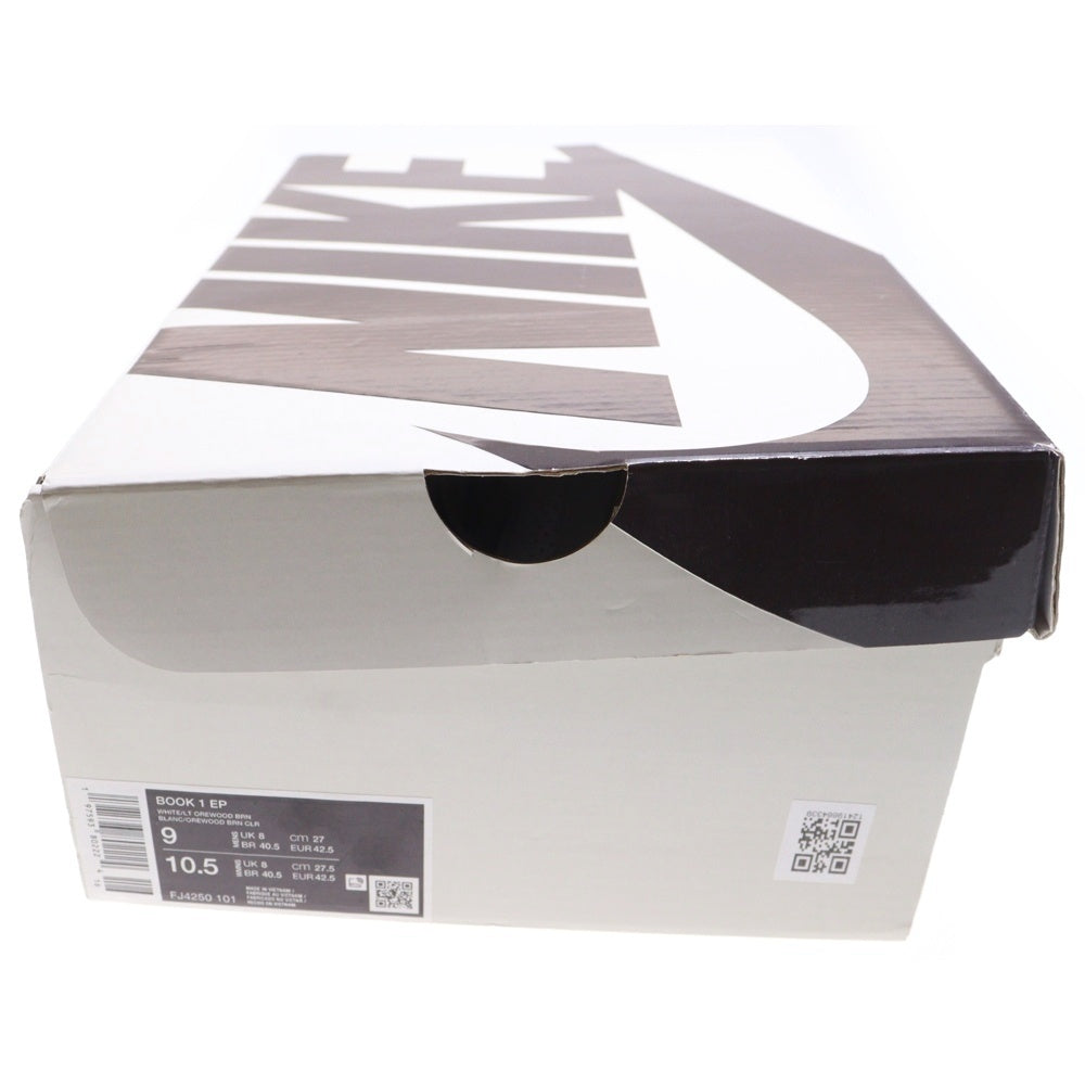 NIKE(ナイキ) BOOK 1 EP FJ4250-101 ブック1EP スネーク ローカットスニーカー ホワイト US9/27cm