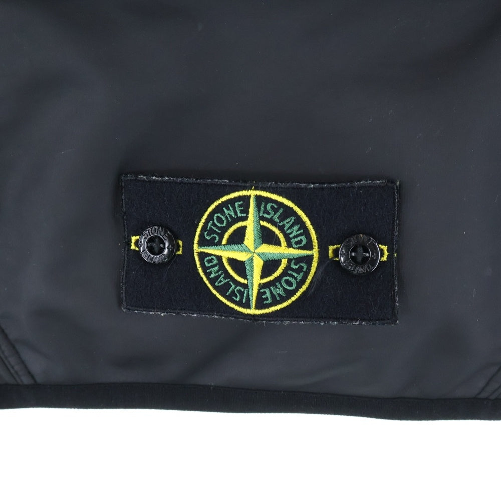 STONE ISLAND(ストーンアイランド) Cotton Vest 7615G0729 ロゴワッペンコットンベスト ブラック