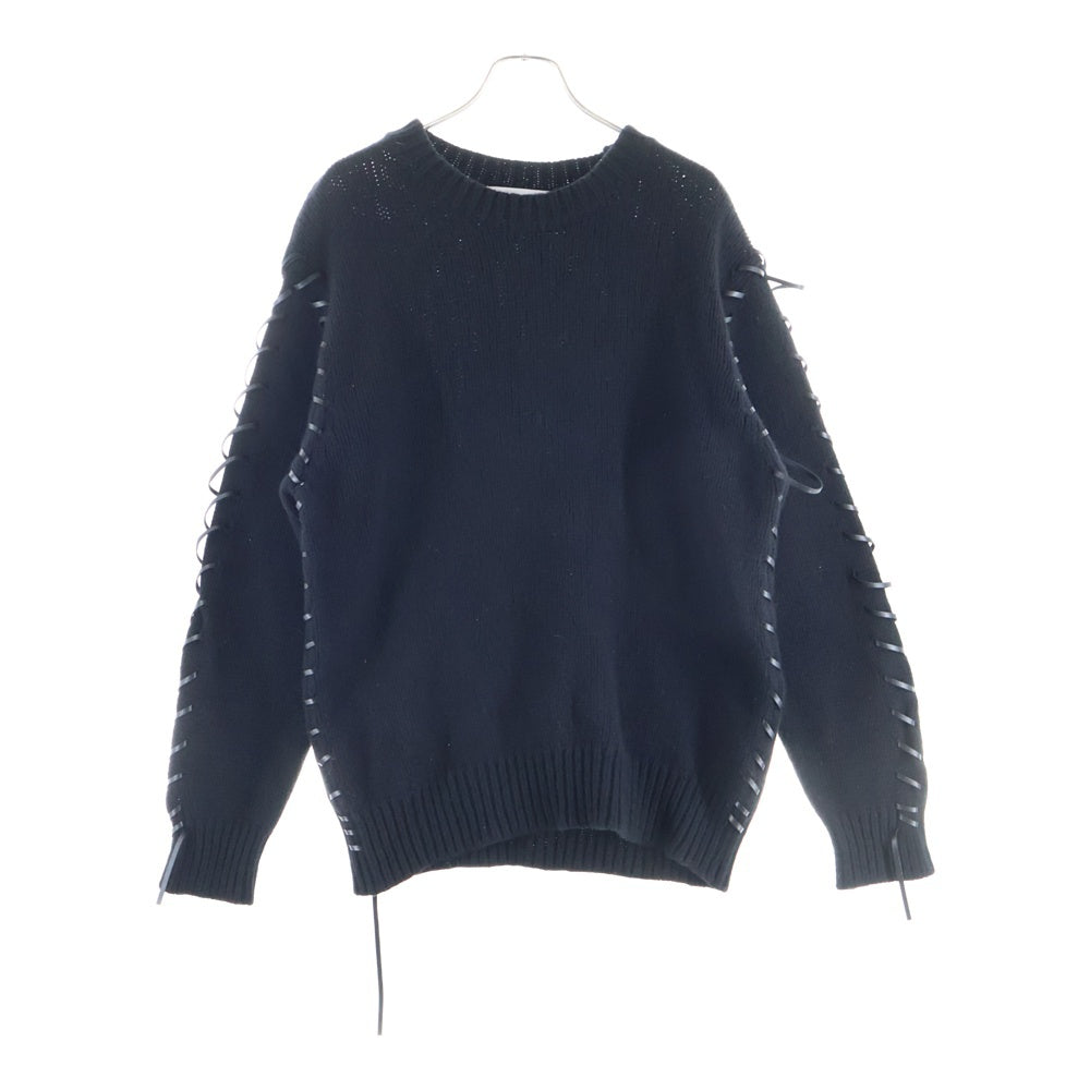 DISCOVERED(ディスカバード) LOOPING KNIT DC-AW22-KN-03 ルーピングクルーネックニットセーター ブラック