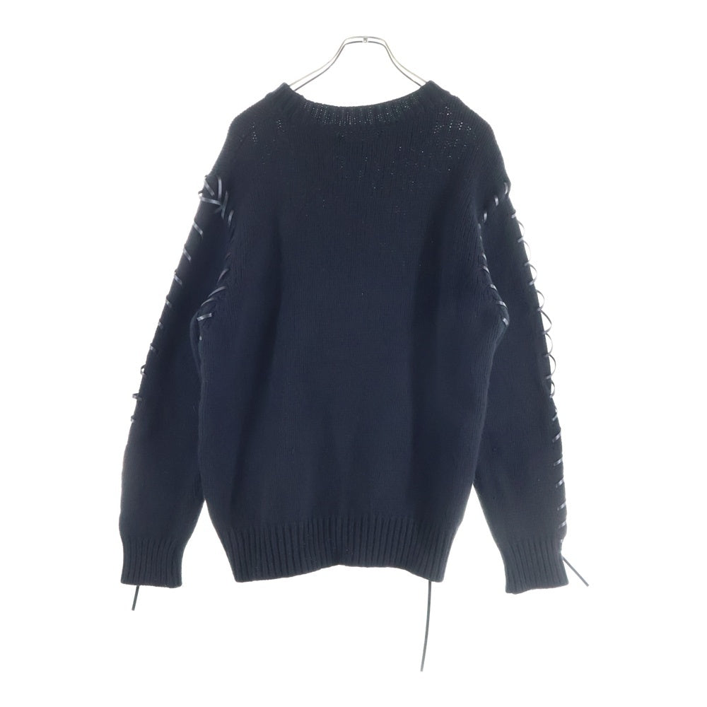 DISCOVERED(ディスカバード) LOOPING KNIT DC-AW22-KN-03 ルーピングクルーネックニットセーター ブラック