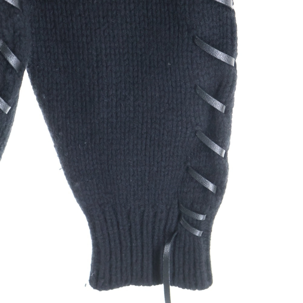 DISCOVERED(ディスカバード) LOOPING KNIT DC-AW22-KN-03 ルーピングクルーネックニットセーター ブラック