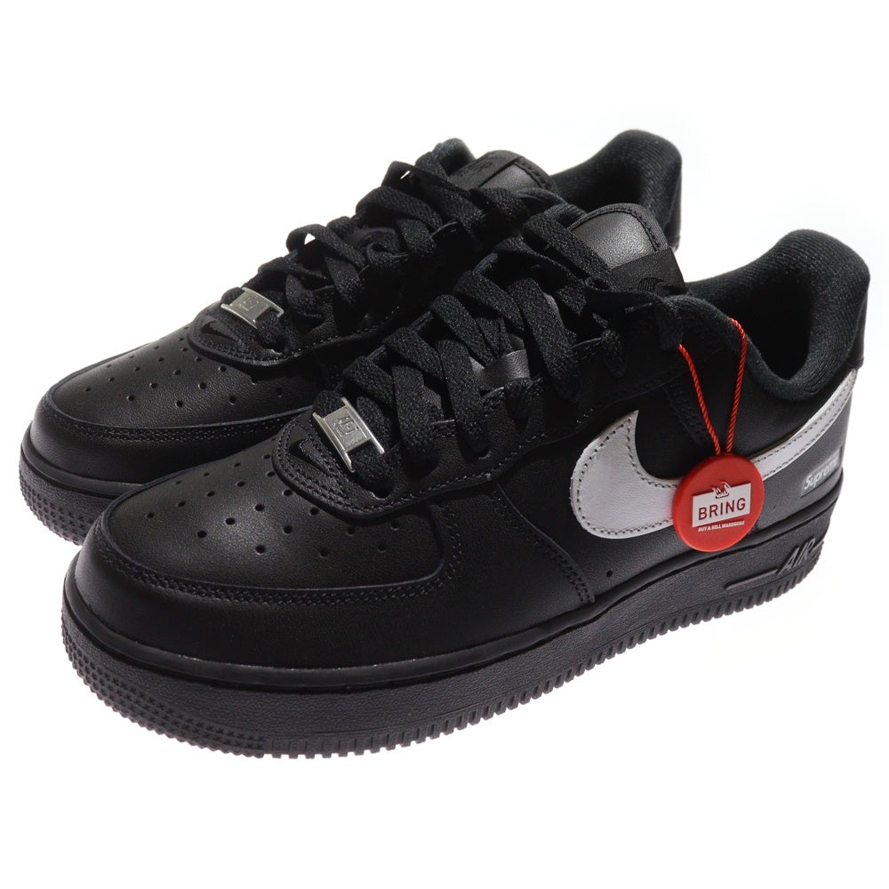 NIKE(ナイキ) ×SUPREME AIR FORCE 1 LOW CU9225-002 シュプリーム エアフォース1 ローカットスニーカー レディース ブラック/ホワイト US6/24cm