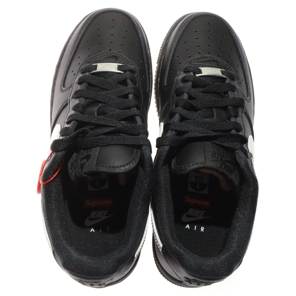 NIKE(ナイキ) ×SUPREME AIR FORCE 1 LOW CU9225-002 シュプリーム エアフォース1 ローカットスニーカー レディース ブラック/ホワイト US6/24cm