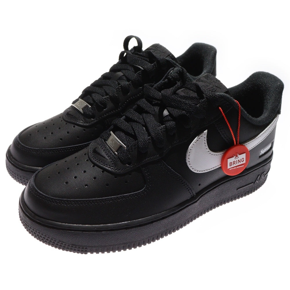 NIKE(ナイキ) ×SUPREME AIR FORCE 1 LOW CU9225-002 シュプリーム エアフォース1 ローカットスニーカー レディース ブラック/ホワイト US6.5/24.5cm