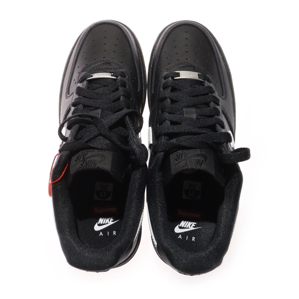 NIKE(ナイキ) ×SUPREME AIR FORCE 1 LOW CU9225-002 シュプリーム エアフォース1 ローカットスニーカー レディース ブラック/ホワイト US6.5/24.5cm