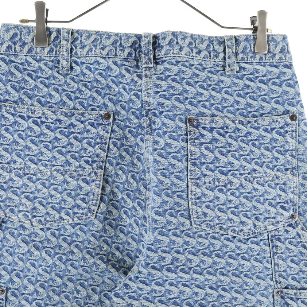 SUPREME(シュプリーム) 21AW Monogram Double Knee Denim Painter Pant モノグラム ダブルニー デニムペインターパンツ ジーンズ インディゴ