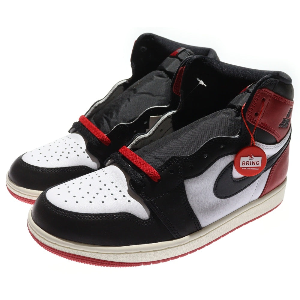NIKE(ナイキ) AIR JORDAN 1 RETRO HIGH OG BLACK TOE REIMAGINED DZ5485-106 エアジョーダン1 レトロ OG ブラックトゥリイマジンド ハイカットスニーカー US9/27cm