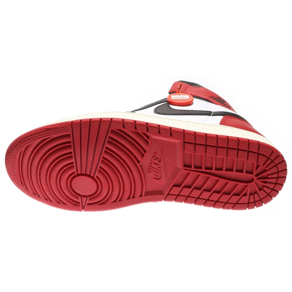 NIKE(ナイキ) AIR JORDAN 1 RETRO HIGH OG BLACK TOE REIMAGINED DZ5485-106 エアジョーダン1 レトロ OG ブラックトゥリイマジンド ハイカットスニーカー US9/27cm