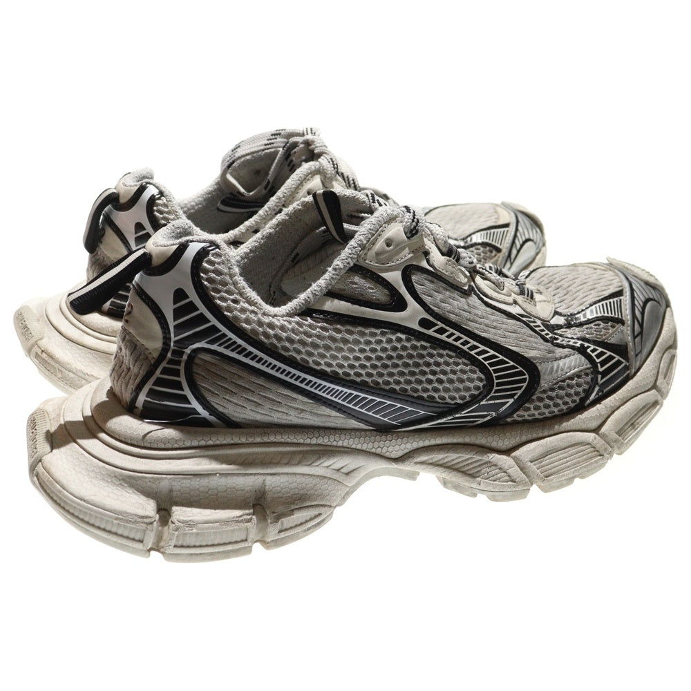 BALENCIAGA(バレンシアガ) 3XL Sneaker ユーズド加工 メッシュレースアップローカットスニーカー 734734 グレー