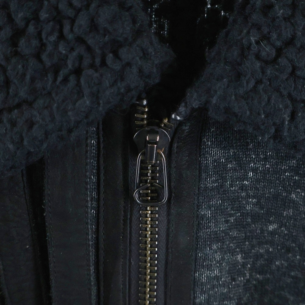 UNUSED(アンユーズド) 17AW ×BEAUTY&YOUTH B-3 ボアフリースジャケット ブラック
