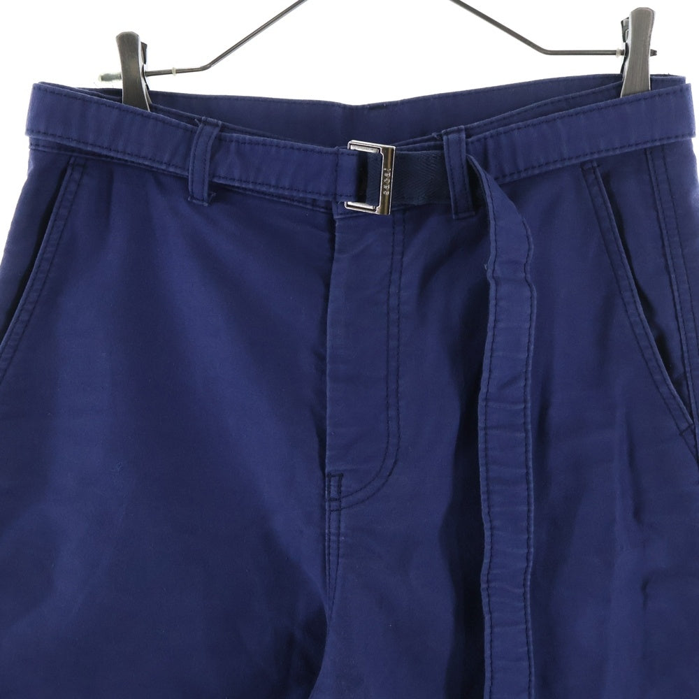 Sacai(サカイ) 24SS Moleskin Pants モールスキンコットンパンツ ネイビー 24-03310M