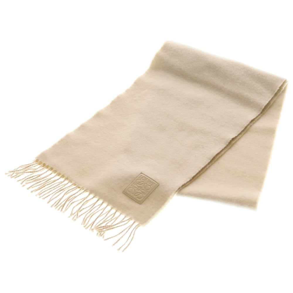 LOEWE(ロエベ) アナグラムロゴ ウールカシミヤフリンジマフラー